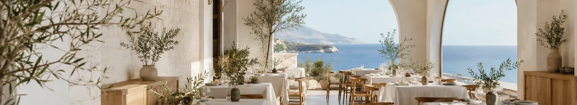 Ejemplo de carta digital para un restaurante de estilo Mediterráneo